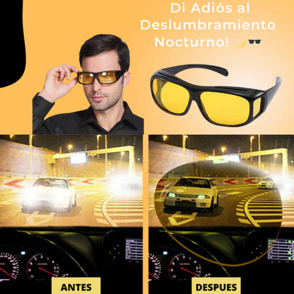 2 Lentes ,Gafas Sol Hd Vision Dia/Noche